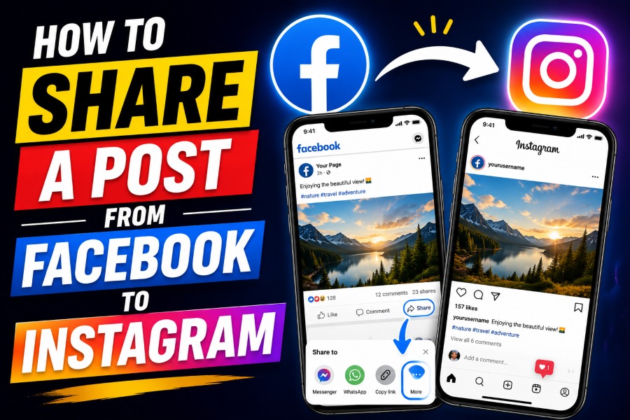 How To Share A Post From Facebook To Instagram
