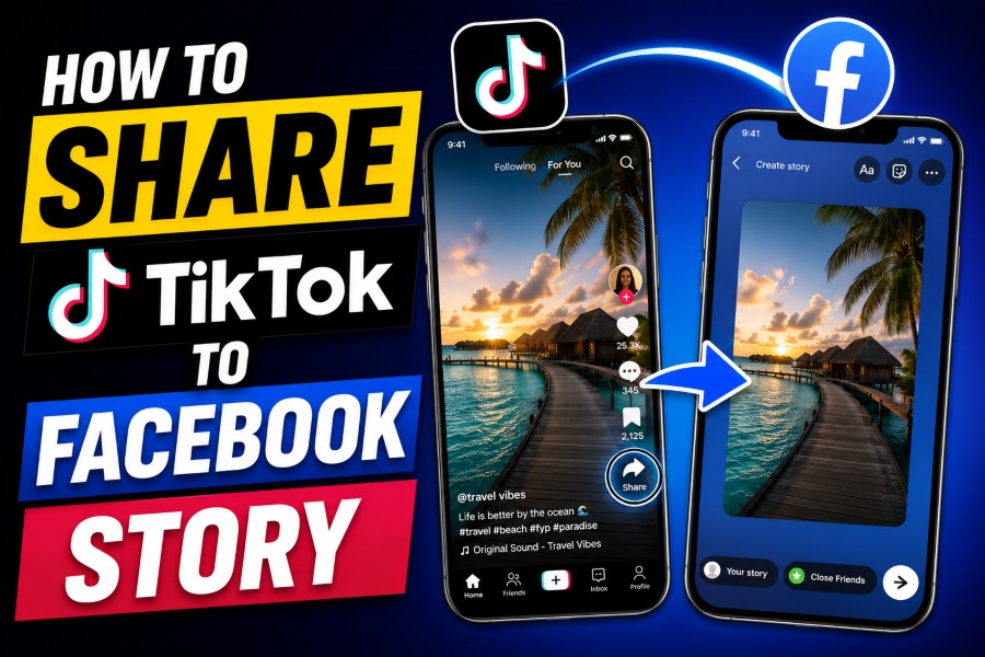 How To Share A TikTok To Facebook Story